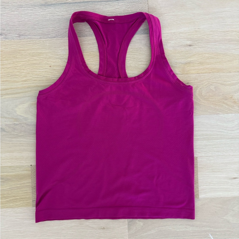 Lululemon Vibrant Magenta Racerback Tank Top